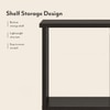 Nick Engineered Wood Side Table in Dark Wenge Finish