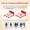 Sleepwell Dual Comfort Reversible Mattress Soft and Firm Resitec Foam Double 72x48x8 Inch