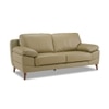 Europa 3 Seater Leatherette Sole in Light Green Colour