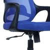 Ddeasirea Mid Back Ergonomic Chair in Blue Colour