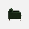 Reiti Velvet 3 Seater Sofa in Green Colour