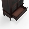 Malabar Solid Wood  Bookshelf in Mango Mahogany Finish