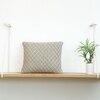 Crest Linen Cotton Cushion Cover 16X16  Inches