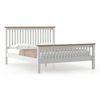 Athens Solid Wood Queen Size Bed In Two Tone Finish