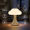 Rechargeable Mushroom Shape Touch LED Table Lamp with 3 Light Modes
