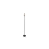 Leonard Black Glass Shade Floor Lamp