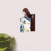 Devansh Solid Wood Electric Wall Light in Brown Colour with Multi Shade Count of 1 Light