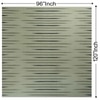Shiga01 Wool Rectangle Carpets Durry  in Green Colour