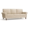 Oxford 3 Seater Fabric Sofa in Pearl Colour