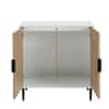 Velin Small Sideboard White Wood Effect