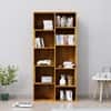 Hexa Engineered Wood Bookshelf Multipurpose Storage Rack in Giant Wood Colour