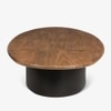Ark Solid Wood Coffee Table in Brown Colour