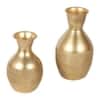 Flower Pot Set Of 2 In Gold Colour