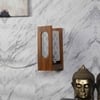 Eliante Lisma Brown Wood Wall Light With Included Bulb In Brown Colour