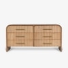 Linn Solid Wood Chest of Drawers in Brown Colour