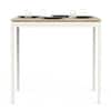 Holven 4 Seater Square Dining Table European oak & white