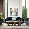Ezra 2 Seater Sofa in Sapphire Colour