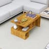 Hexa Engineered Wood Coffee Table With Storage In Giant Wood