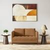 Florence Premium 2 Seater Fabric Sofa in Ochre velvet Colour
