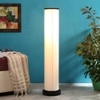 Charlie White Cotton Shade Floor Lamp
