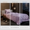 Stoa Paris Comforter for Single Bed, 300TC Satin Comforters in Lilac
