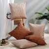 Set Of 5 Jacquard Square Cushion Covers