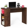 Bluewud Radisso Mini Engineered Wood Studytable In Brown Maple Finish