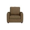 Apollo High Back 1 Seater Fabric Sofa in Dune Colour