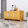 Hexa Red Multipurpose Storage Cabinet With 3 Door in Giant Wood Colour