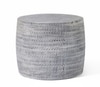 Latte Cement Outdoor Table In Gray Finish