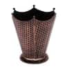 Flower Pot Planter Set Of 3 In Black Colour