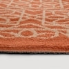 Multicolor Geometric Machine Made Polyester 5 X 7 Feet Carpet