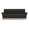 Oxford 3 Seater Fabric Sofa in Graphite Grey Colour