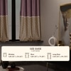 Stoa Paris Satin Window Curtain, 70% Blackout Curtains,   Privacy Lining, Pack of 1, Versailles - Royal Rouge