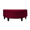 Replon 2 Ottoman with Storage Color in Maroon