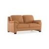 Farina 2 Seater Half Leather Sofa in Mustard Colour
