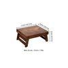 Ohio Sheesham Wood Foldable Laptop Table in Teak Finish