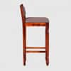 Shaurya Sheesham Wood Bar Chair in Honey Oak Finish