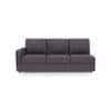 Apollo Sofa (Colour : Steel, Cushion : Hard, Back Type : Regular, Seating Capacity : Right Aligned 3 Seater + Right Aligned Chaise + Ottoman)