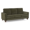 Apollo Neo  High Back 3 Seater  Fabric Sofa In Deep Olive Velvet Colour