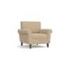 Oxford 1 Seater Fabric Sofa in Sandshell Beige Colour