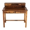 Lili Sheesham Wood  Study Table in Teak Finish