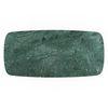 Adria Jade Green Marble 6 Seater Dining Table In Dark Sheesham Finish