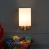 Eliante Modern Wall Lights Mild Steel & 0.6 Kg Material Antique Gold & White Finish