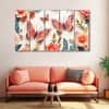 The Castle Decor Butterflies Wall Painting Wooden Framed 27x48 Inch (Style 1)