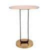 Irwin Rectangle Metal Side Table in Gold Colour
