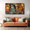 The Castle Decor Krishna Flute Wall Art Set of 5 27x48 Inch (Style 1)