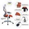Wiweangs High Back Ergonomic Chair in Orange Colour