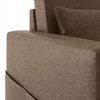 Camden 3 Seater Pull Out Sofa cum Bed In Mocha Brown Colour