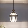 Nolan Single Light Ceiling Pendant In Antique Brass Finish